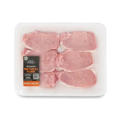 Boneless Pork Loin Center Cut Chops Thick Family Pack